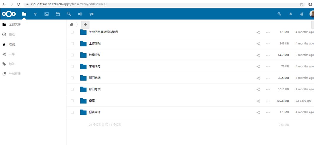 NextCloud使用指南 资源管理